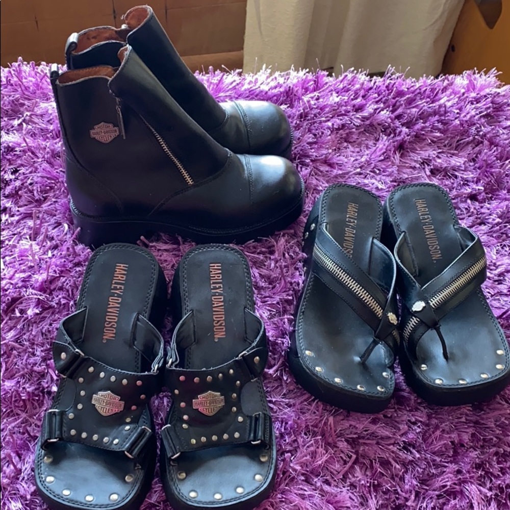 Bundle of Harley Davidson Shoes